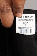 Black Shsuvia Women's High Waist Stretchable Cotton Legging-Soft slim fit tights for gym, yoga and daily wear.