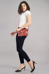 Dark Navy Shsuvia Women's High Waist Stretchable Cotton Legging-Soft slim fit tights for gym, yoga and daily wear.