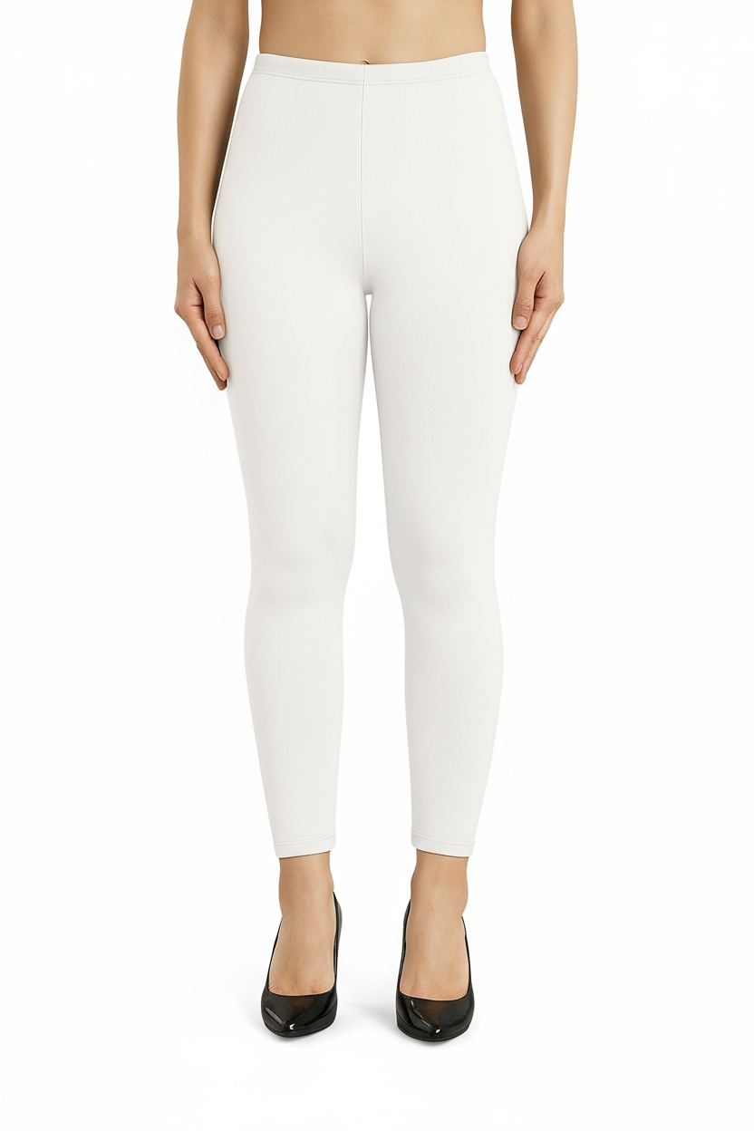 Shsuvia Women's Mid Waist Stretchable Ankle Length Legging