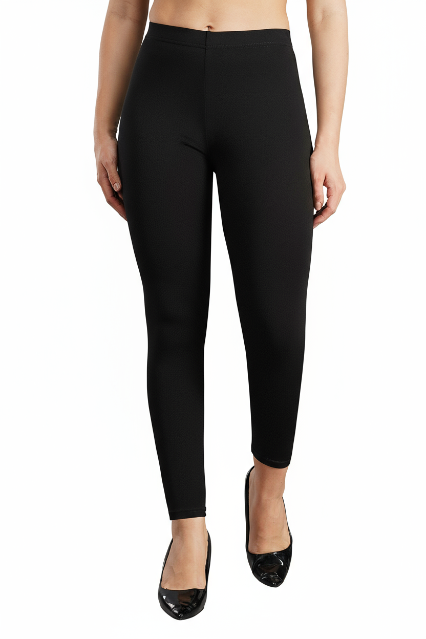 Shsuvia Women's Mid Waist Stretchable Ankle Length Legging