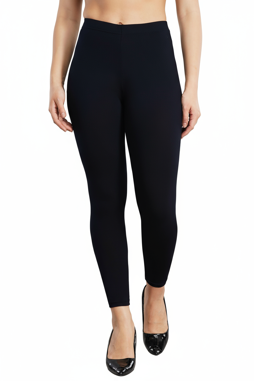 Shsuvia Women's Mid Waist Stretchable Ankle Length Legging