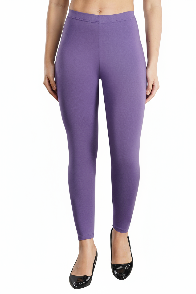 Shsuvia Women's Mid Waist Stretchable Ankle Length Legging