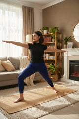 Shsuvia Women Cropped Leggings – Pack of 2 Old Royal & Biscuit