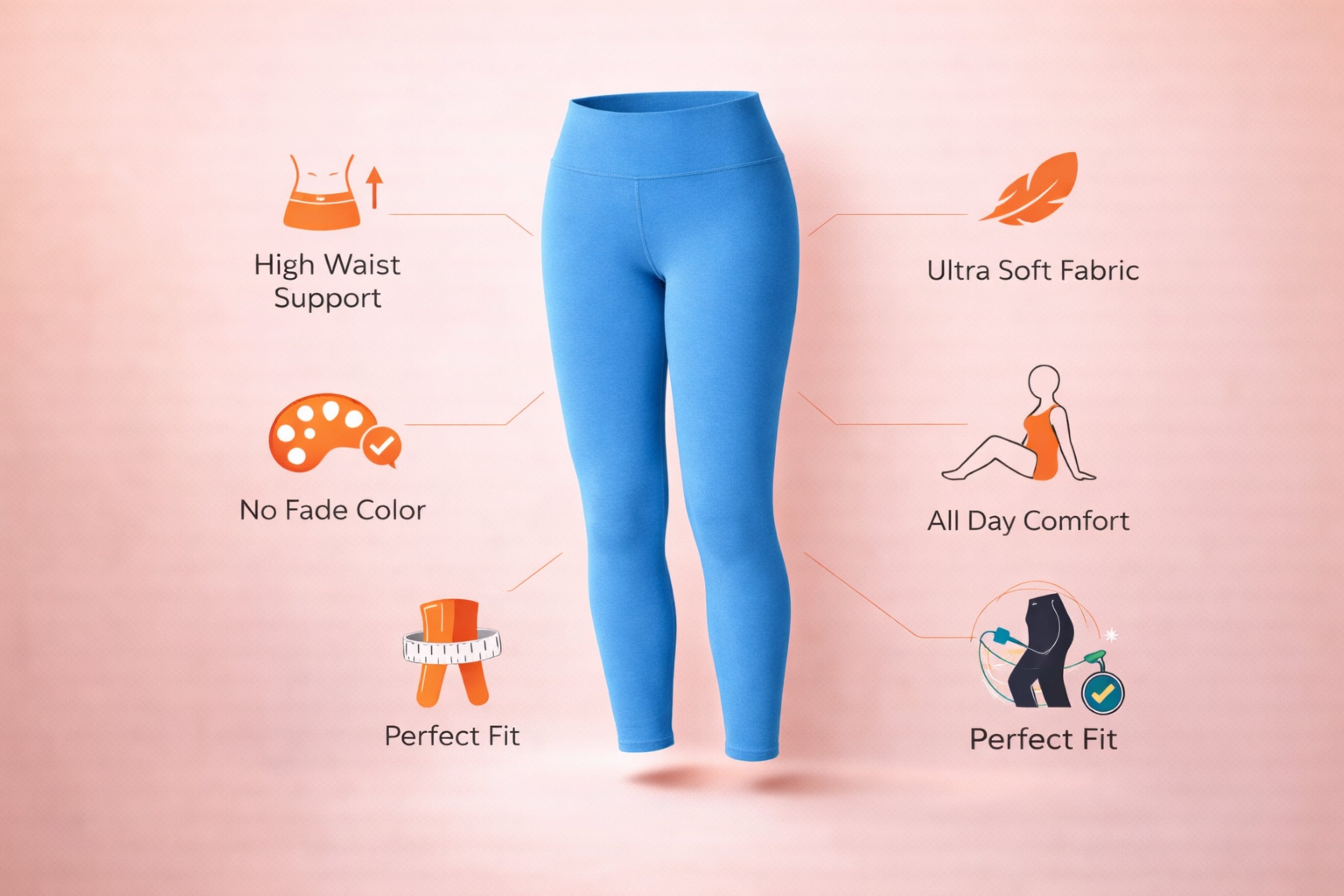 Shsuvia Women Ankle Length Leggings | Stretchable Comfortable Daily Wear Leggings