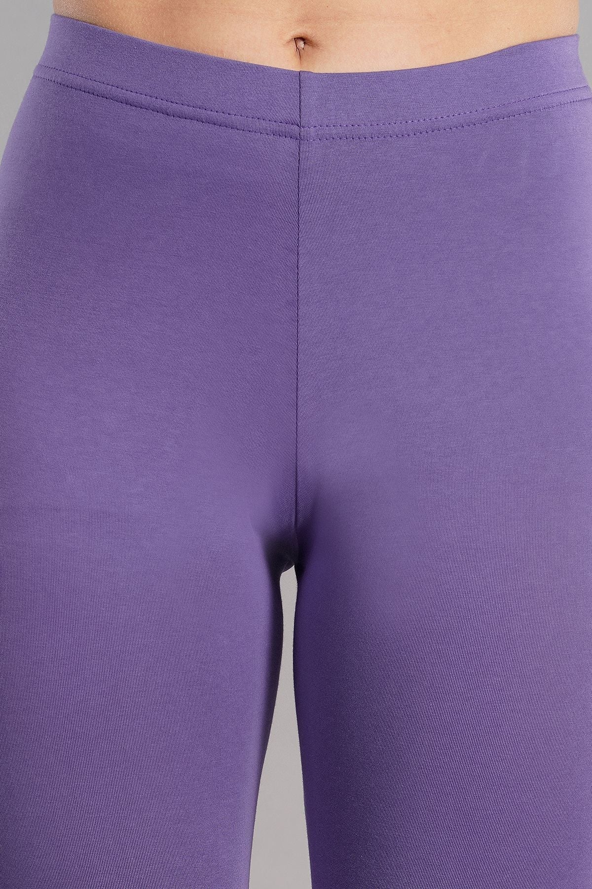 Shsuvia Women's Mid Waist Stretchable Ankle Length Legging