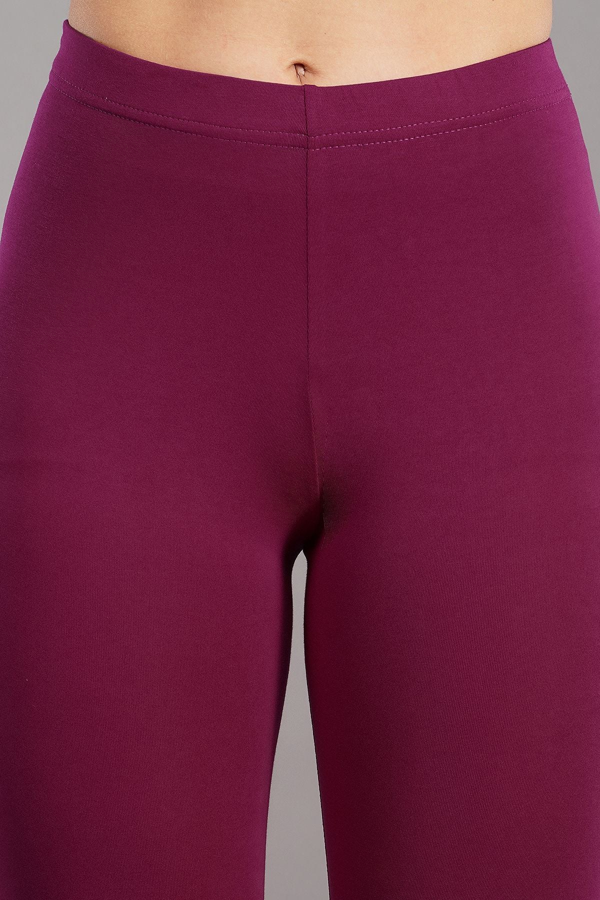 Shsuvia Women's Mid Waist Stretchable Ankle Length Legging