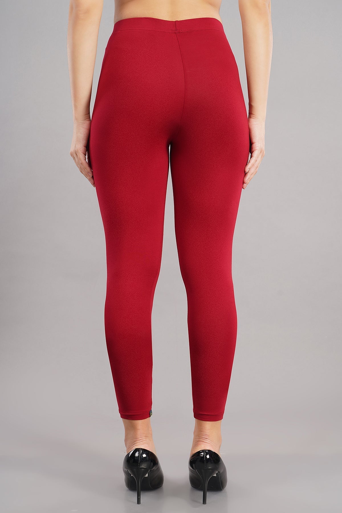 Shsuvia Women's Mid Waist Stretchable Ankle Length Legging