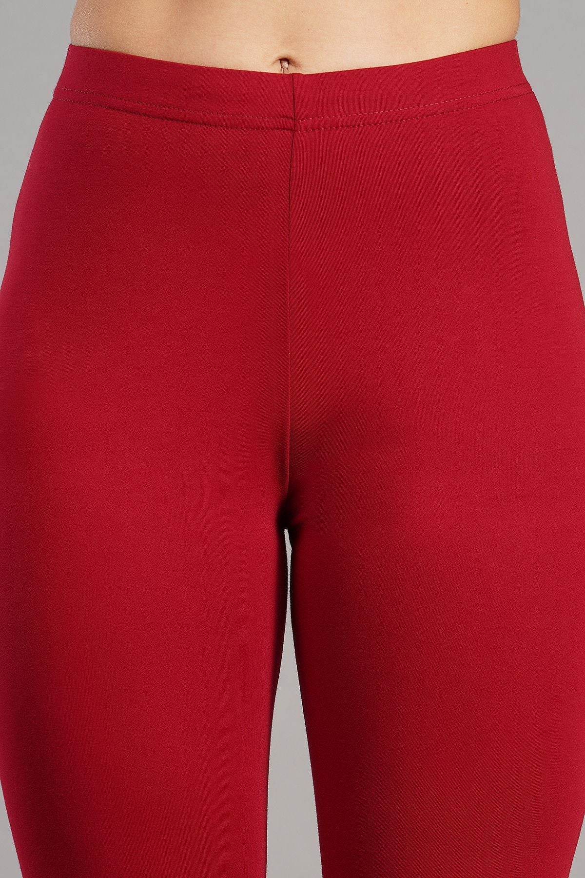 Shsuvia Women's Mid Waist Stretchable Ankle Length Legging