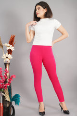 Rani Rose Shsuvia Women's High Waist Stretchable Cotton Legging-Soft slim fit tights for gym, yoga and daily wear.