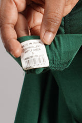 Bottle Green Shsuvia Women's High Waist Stretchable Cotton Legging-Soft slim fit tights for gym, yoga and daily wear.