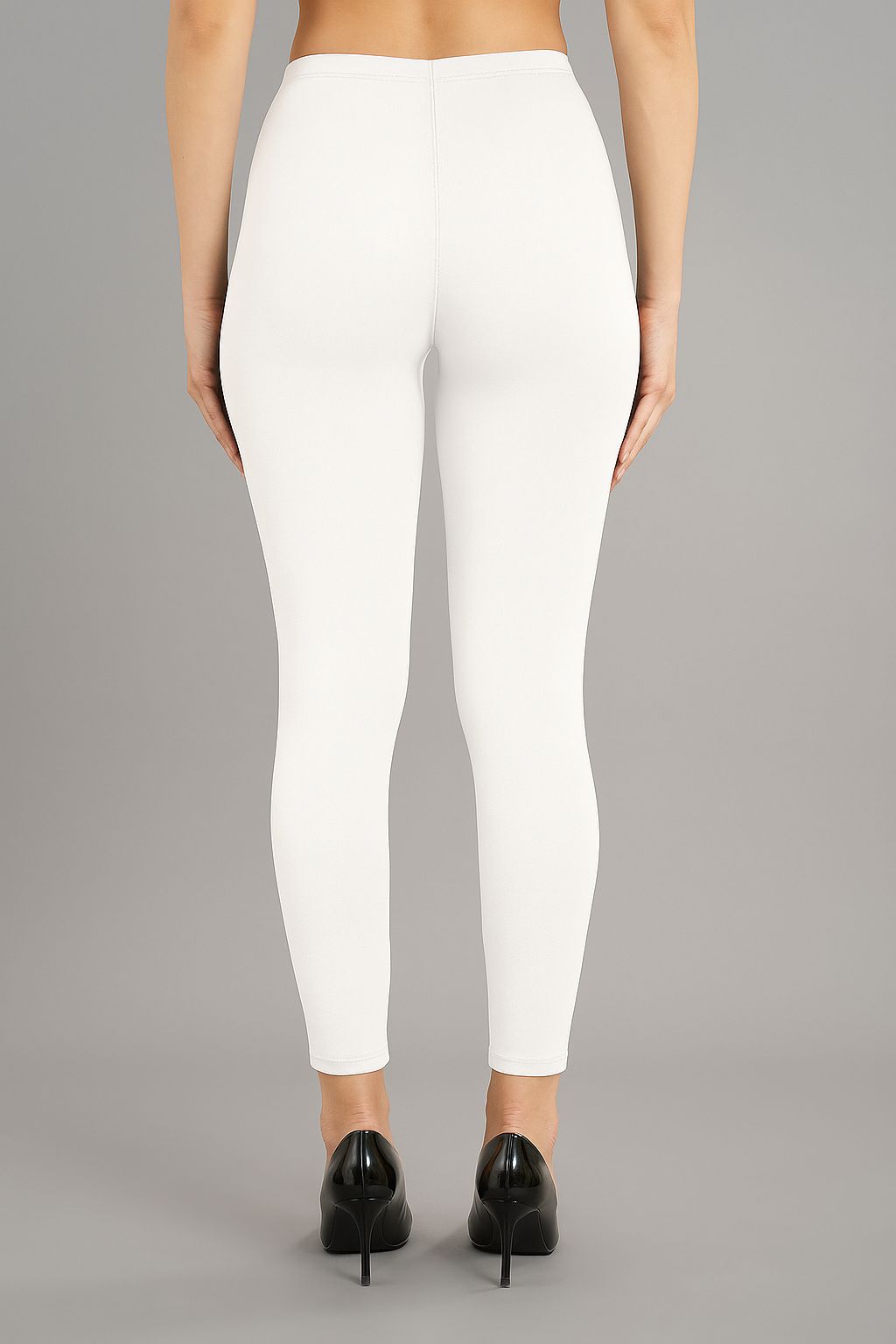 Shsuvia Women's Mid Waist Stretchable Ankle Length Legging